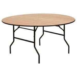 Round Wooden Table rental for events in Accra, Ghana - tables category