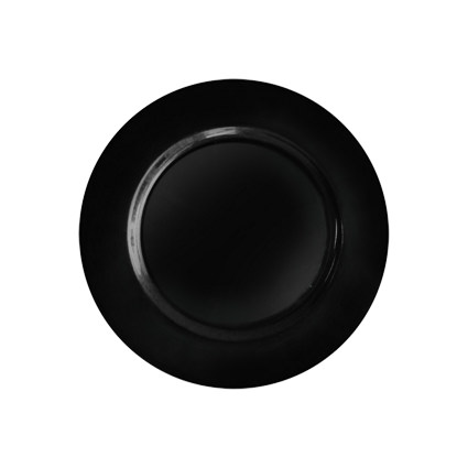 Acrylic Charger Black 13 - Fidan Event Rentals